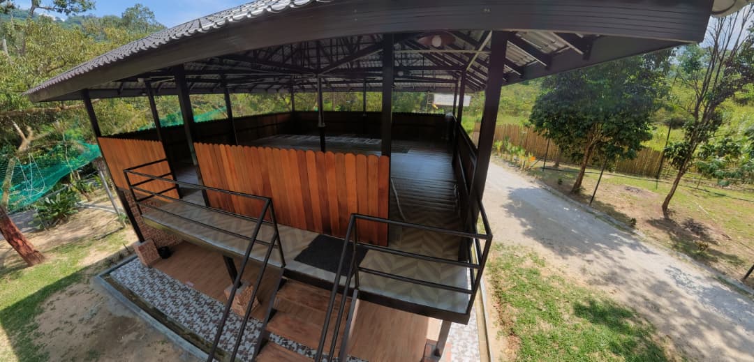 Surau seen from the access path